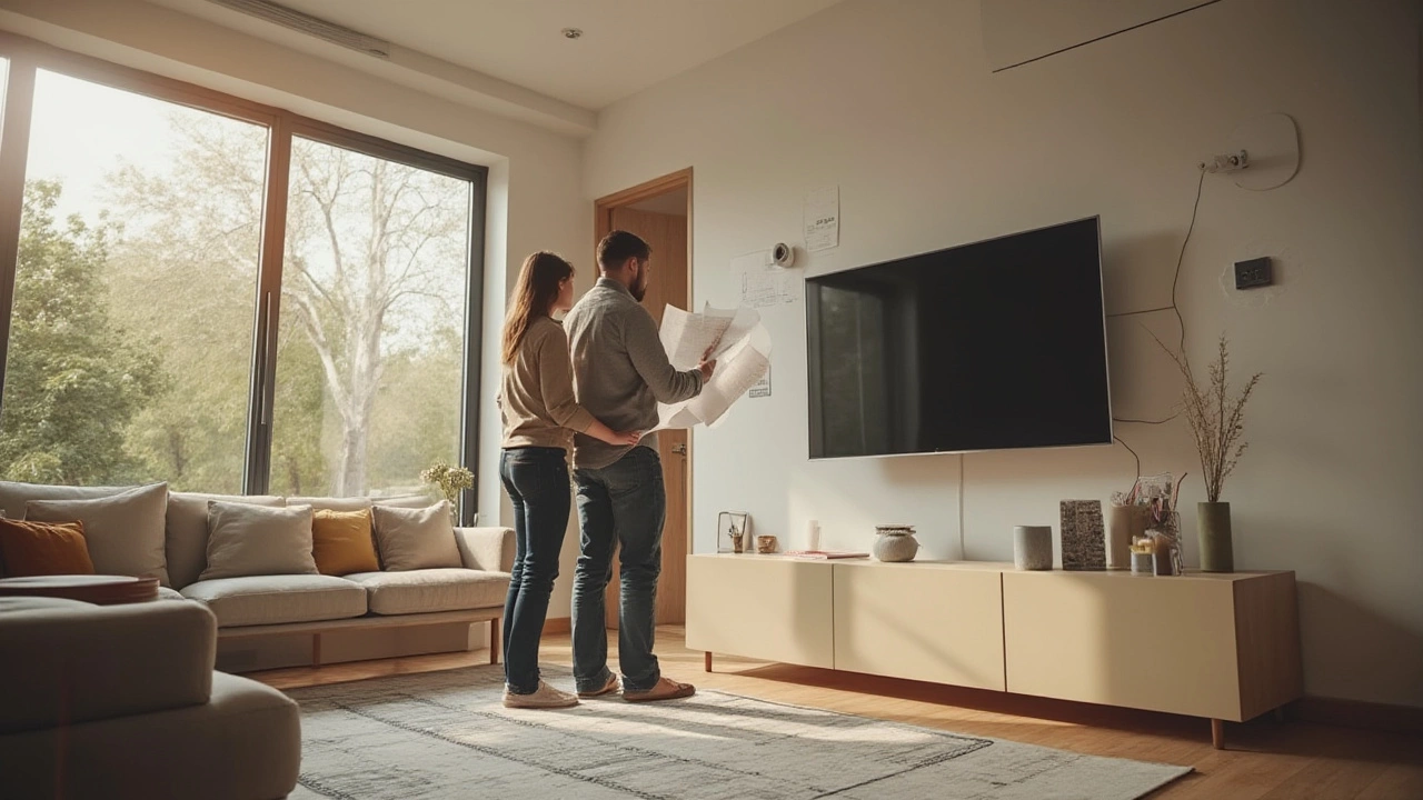 Can I Mount My TV on the Wall in a New Build? Everything Homeowners Should Know