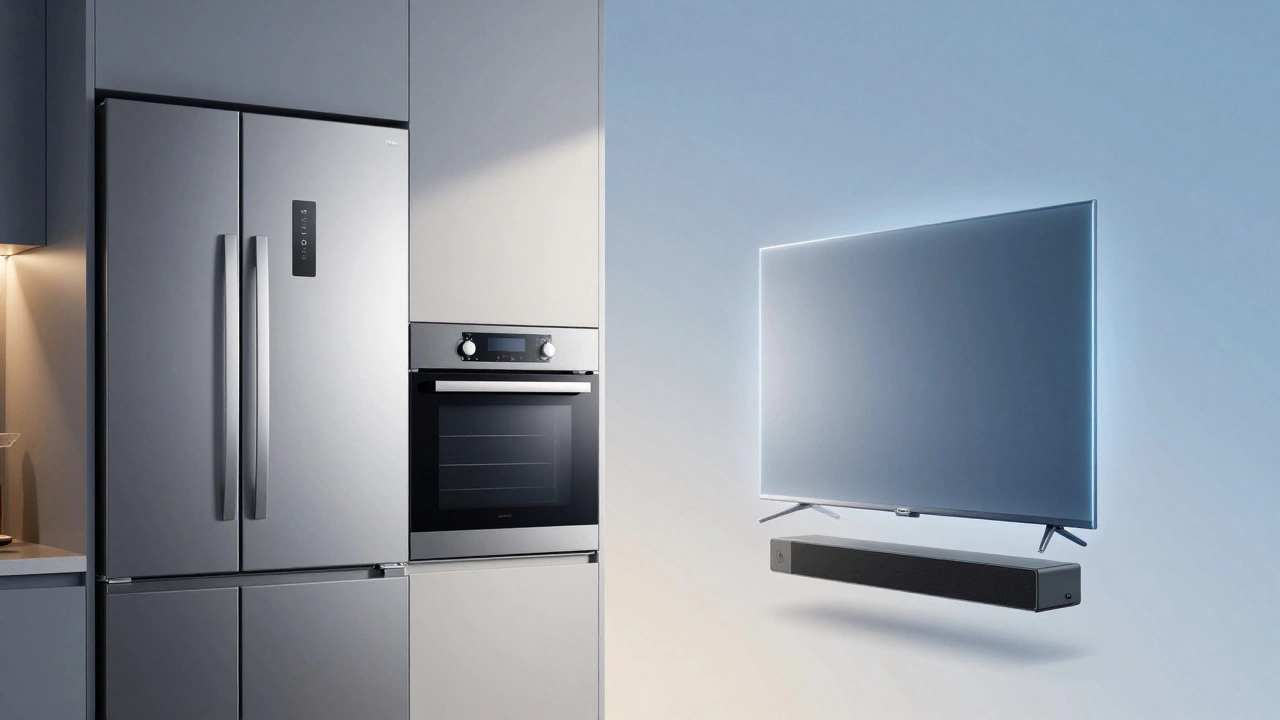 Integrated kitchen appliances vs separate personal electronics