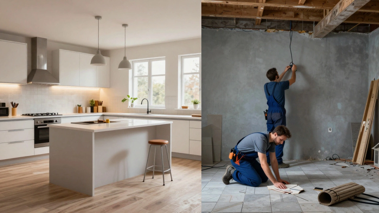 Visual representation of kitchen renovation hidden costs